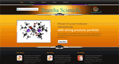 Desktop Screenshot of bramhascientific.com